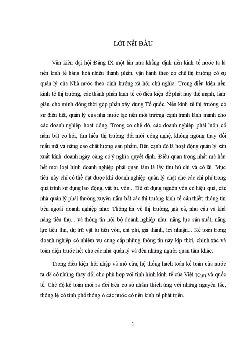 image for page Kế toàn chi phí sản xuất và tính giá thành sản phẩm tại Công ty Cơ Khí Hà Nội