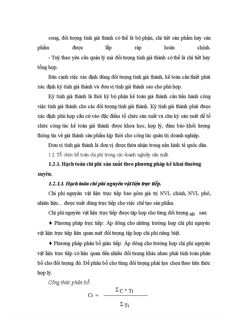 image for page Kế toàn chi phí sản xuất và tính giá thành sản phẩm tại Công ty Cơ Khí Hà Nội