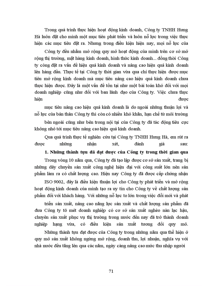 image for page Một số biện pháp nhằm nâng cao hiệu quả kinh doanh ở Công ty TNHH Hưng Hà