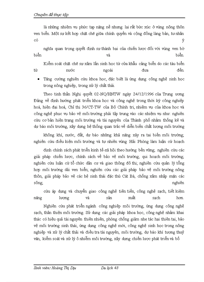 image for page Phát triển du lịch sinh thái ở Cát Bà theo hướng phát triển du lịch bền vững