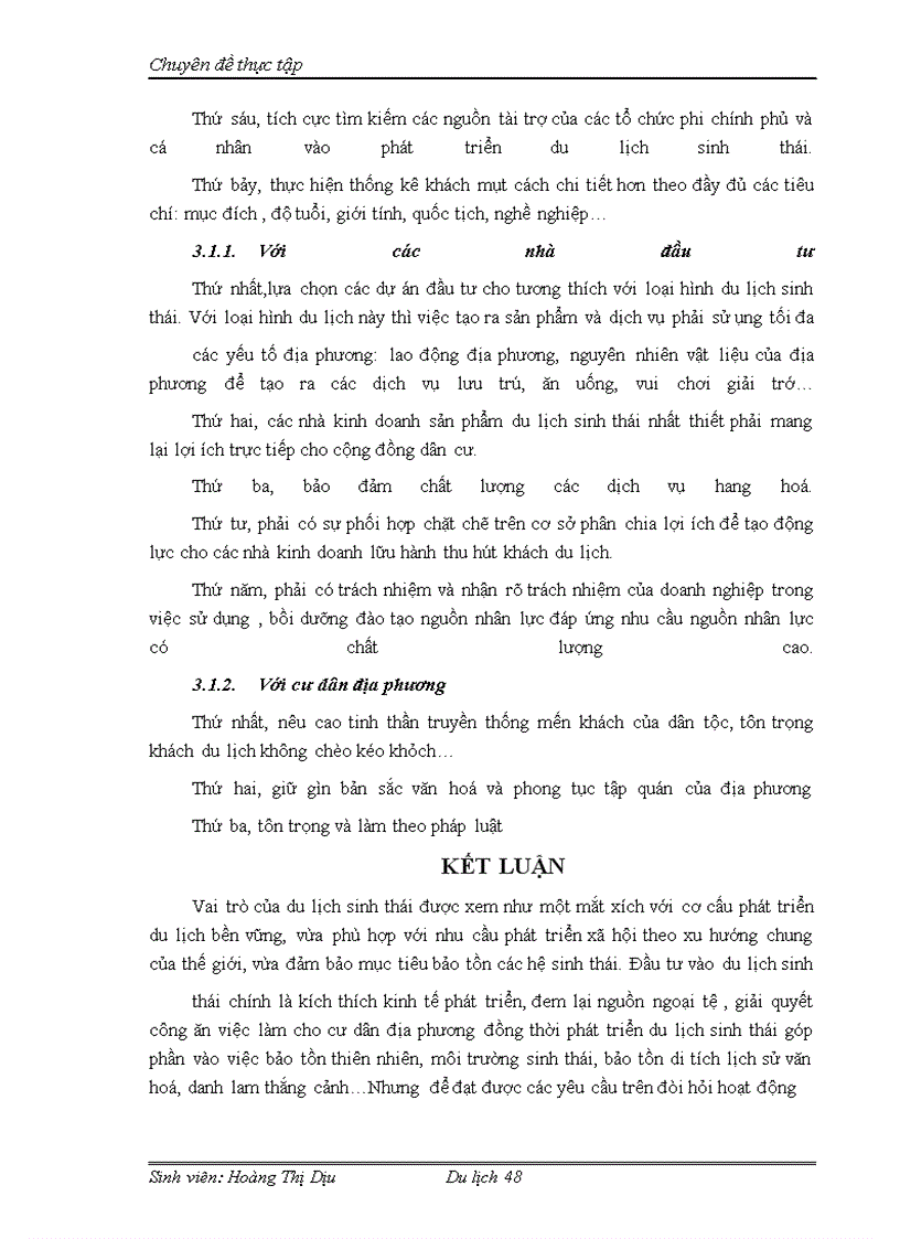 image for page Phát triển du lịch sinh thái ở Cát Bà theo hướng phát triển du lịch bền vững
