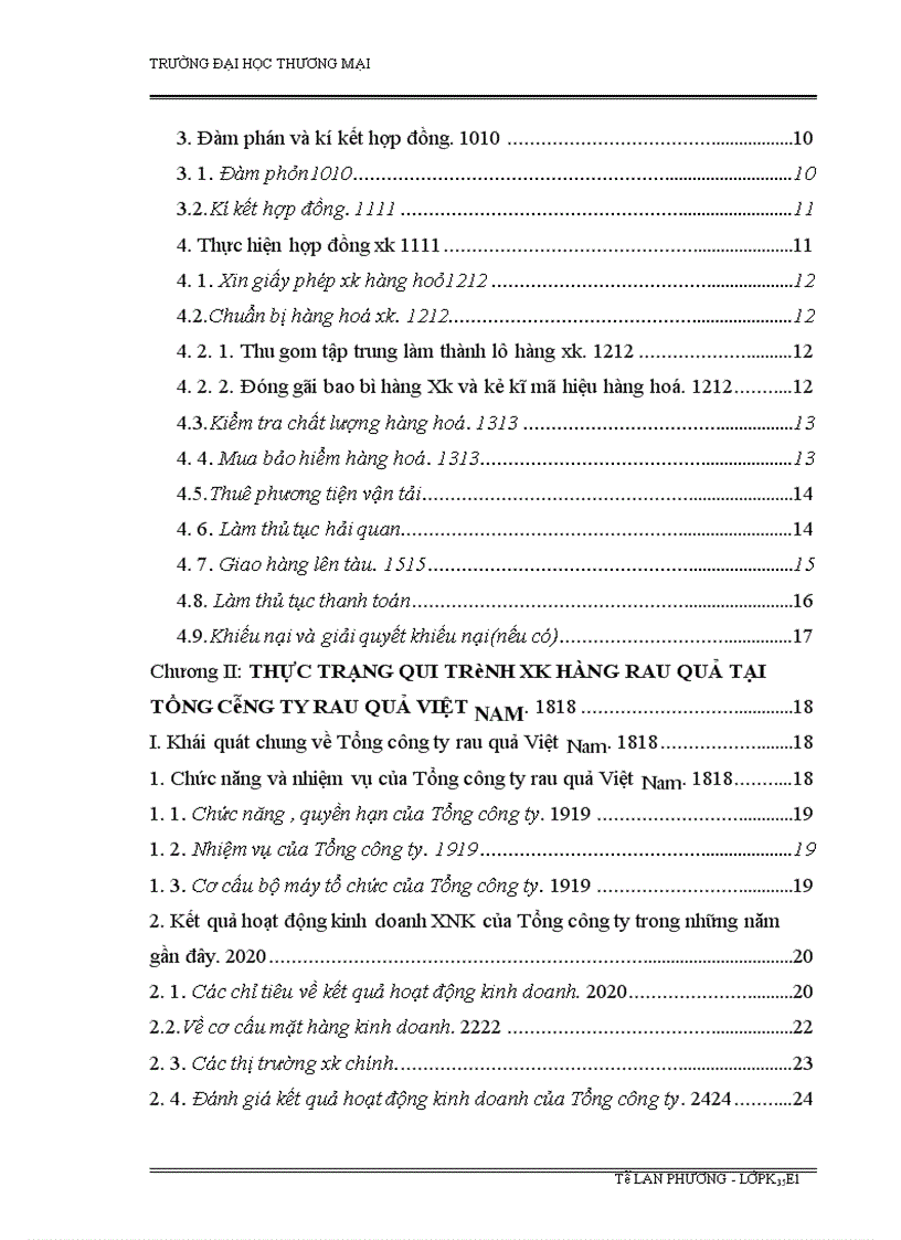 image for page Hoàn thiện quy trình XK mặt hàng rau quả tại Tổng công ty rau quả Việt Nam