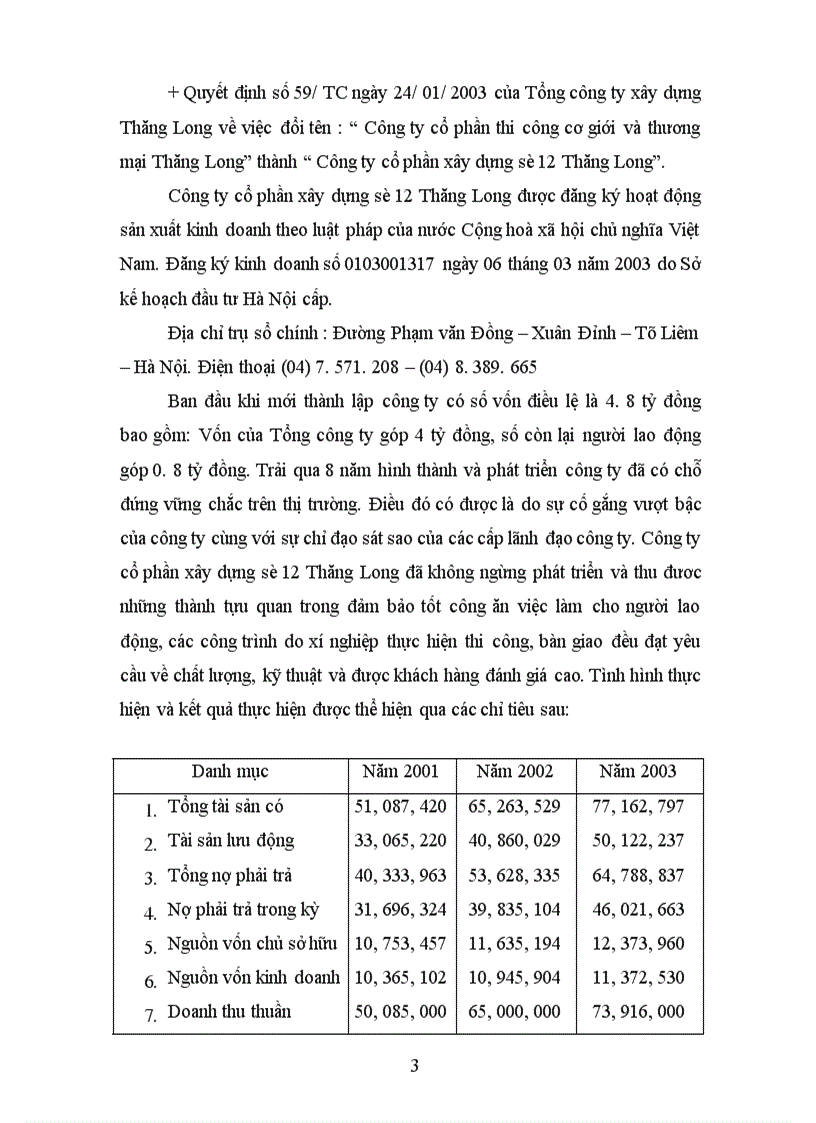 image for page Tổ chức công tác kế toán tập hợp chi phi sản xuất và tính giá thành sản phẩm ở công ty cổ phần xây dựng số 12 Thăng Long