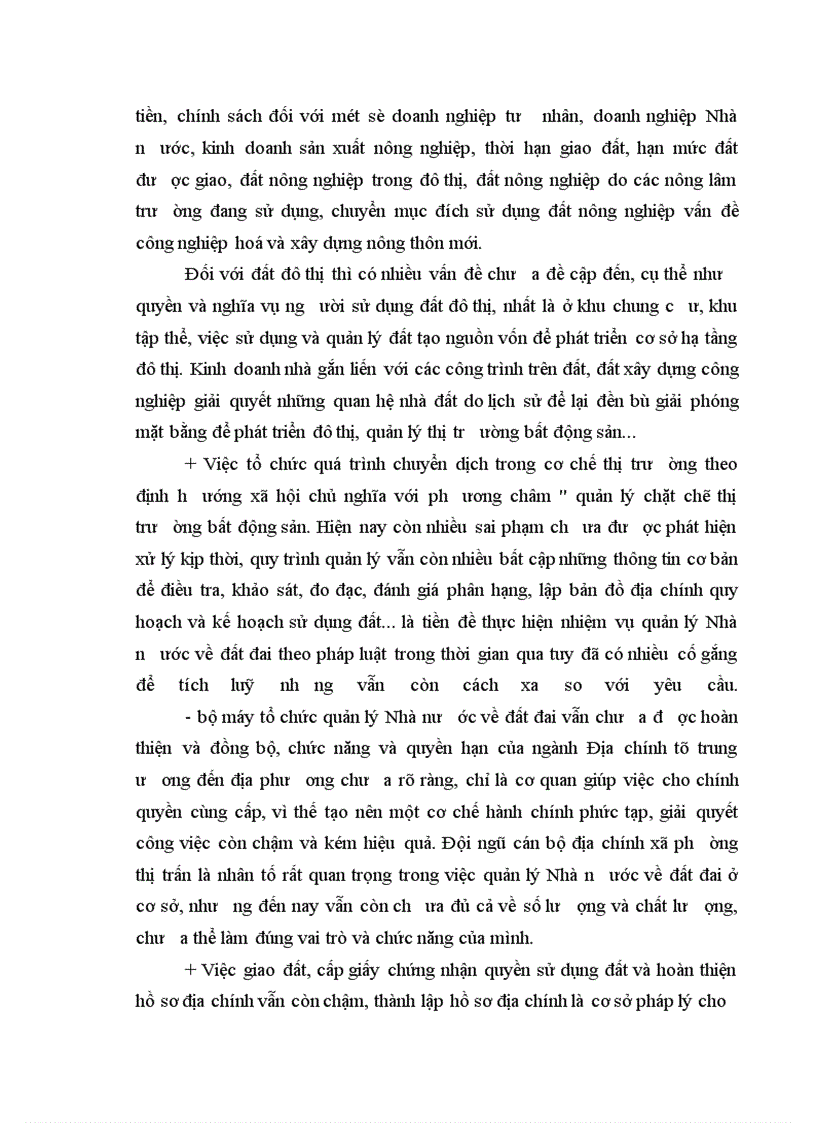 image for page Một số vấn đề quản lý nhà nước về đất đô thị