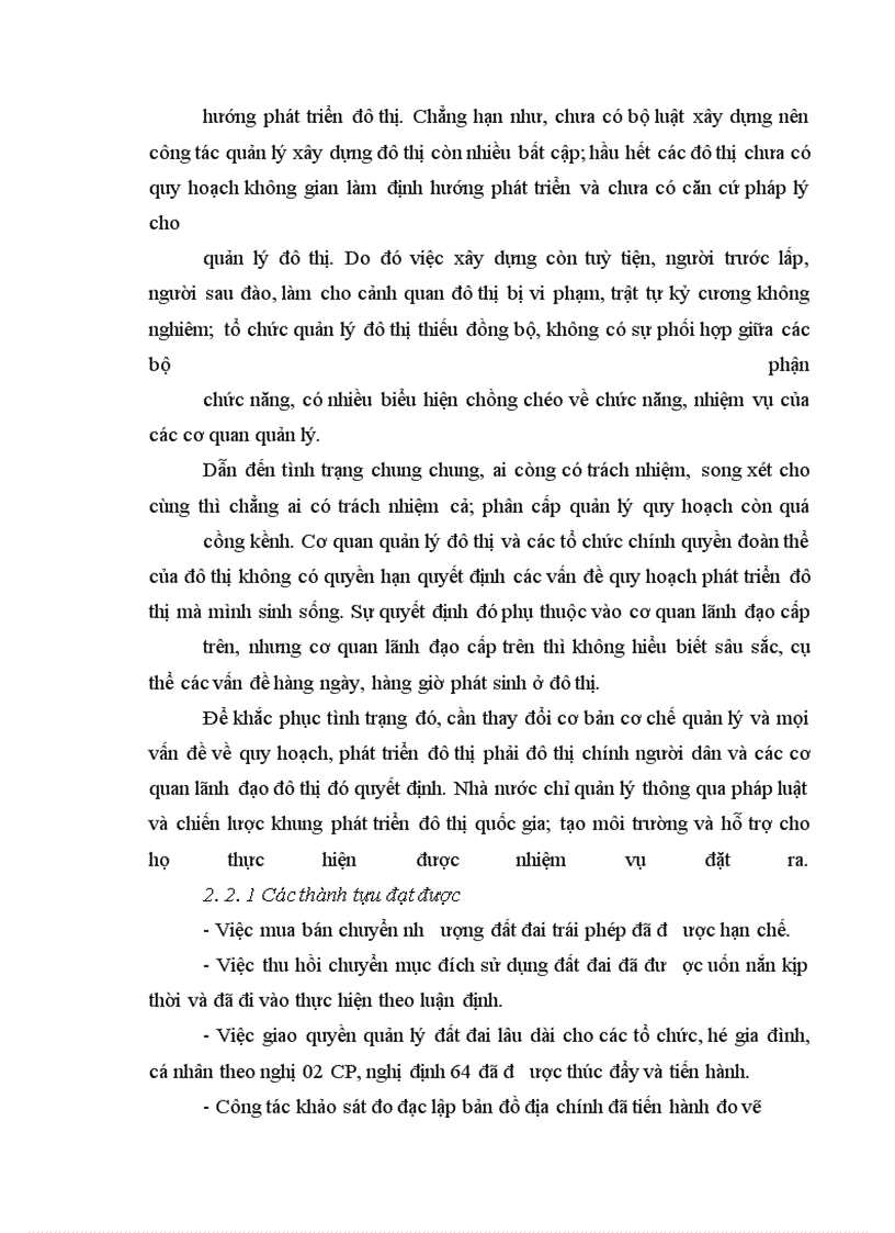 image for page Một số vấn đề quản lý nhà nước về đất đô thị