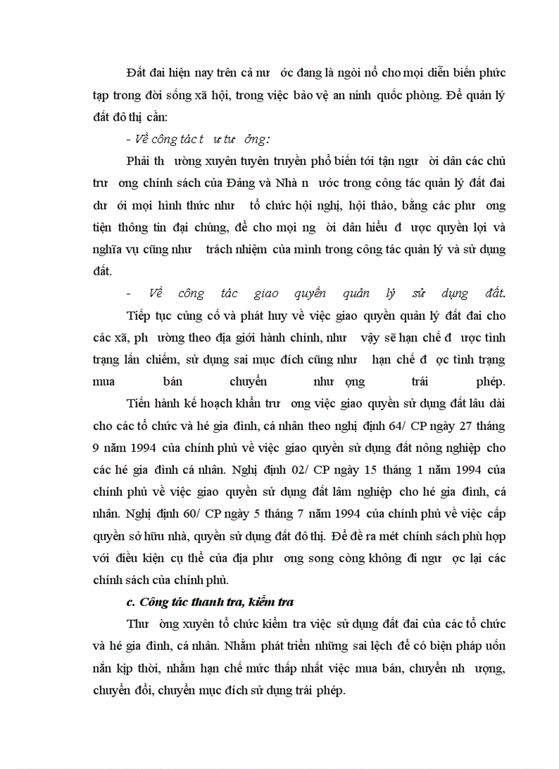 image for page Một số vấn đề quản lý nhà nước về đất đô thị
