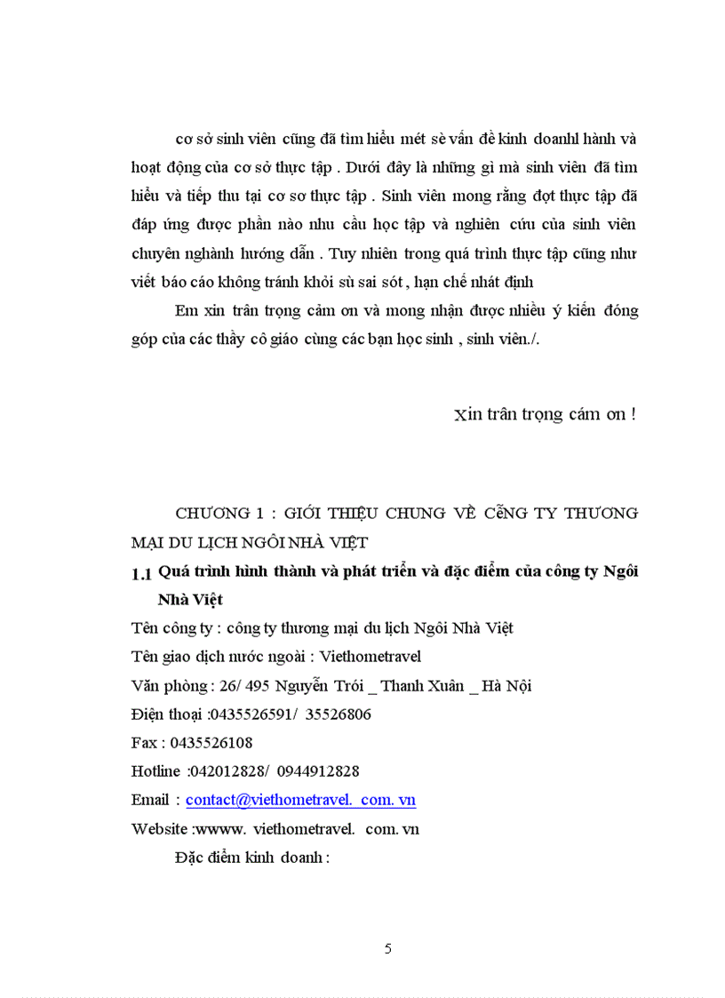 image for page Công ty thương mại du lịch Ngôi Nhà Việt