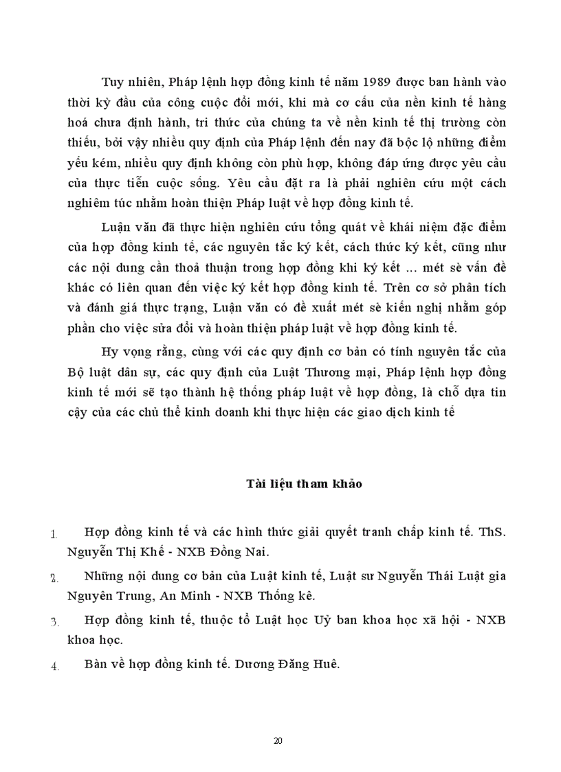 image for page Chế độ pháp lý về hợp đồng kinh tế