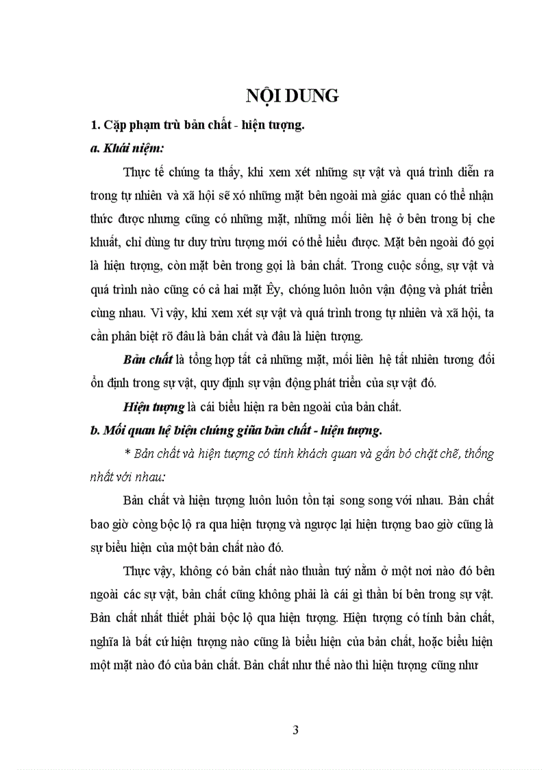 image for page Dùng cặp phạm trù bản chất - hiện tượng phân tích lối sống của SVVN hiện nay.
