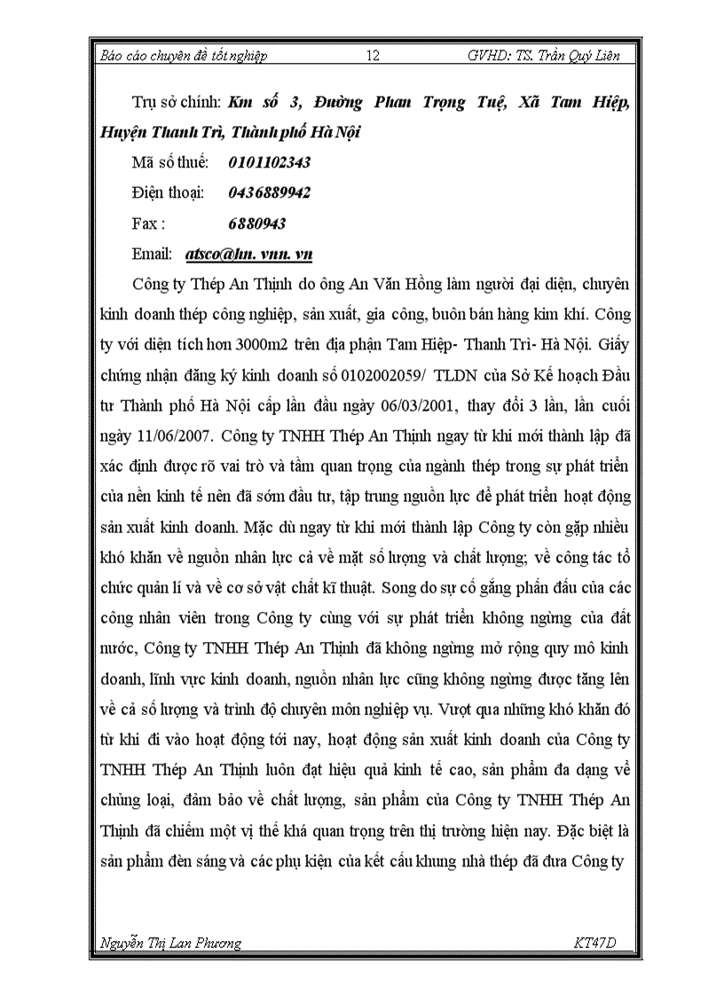 image for page Hoàn thiện kế toán tiêu thụ và xác định kết quả tiêu thụ thành phẩm tại công ty TNHH Thép An Thịnh