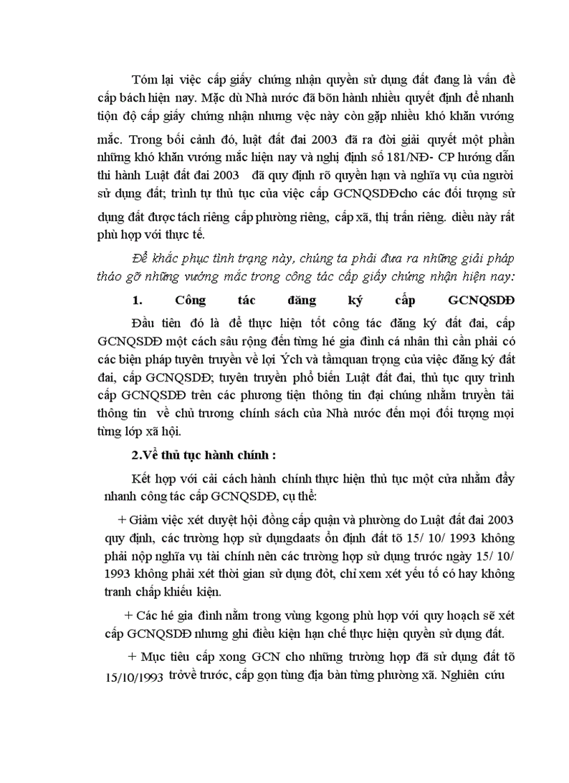 image for page Cơ sở khoa khọc của việc cấp giấy chứng nhận quyền sử dụng đất cho hộ gia đình cá nhân đang sử dụng đất