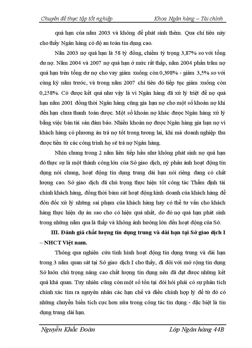 image for page Nâng cao chất lượng tín dụng trung và dài hạn tại Sở giao dịch I- Ngân hàng Công thương Việt nam