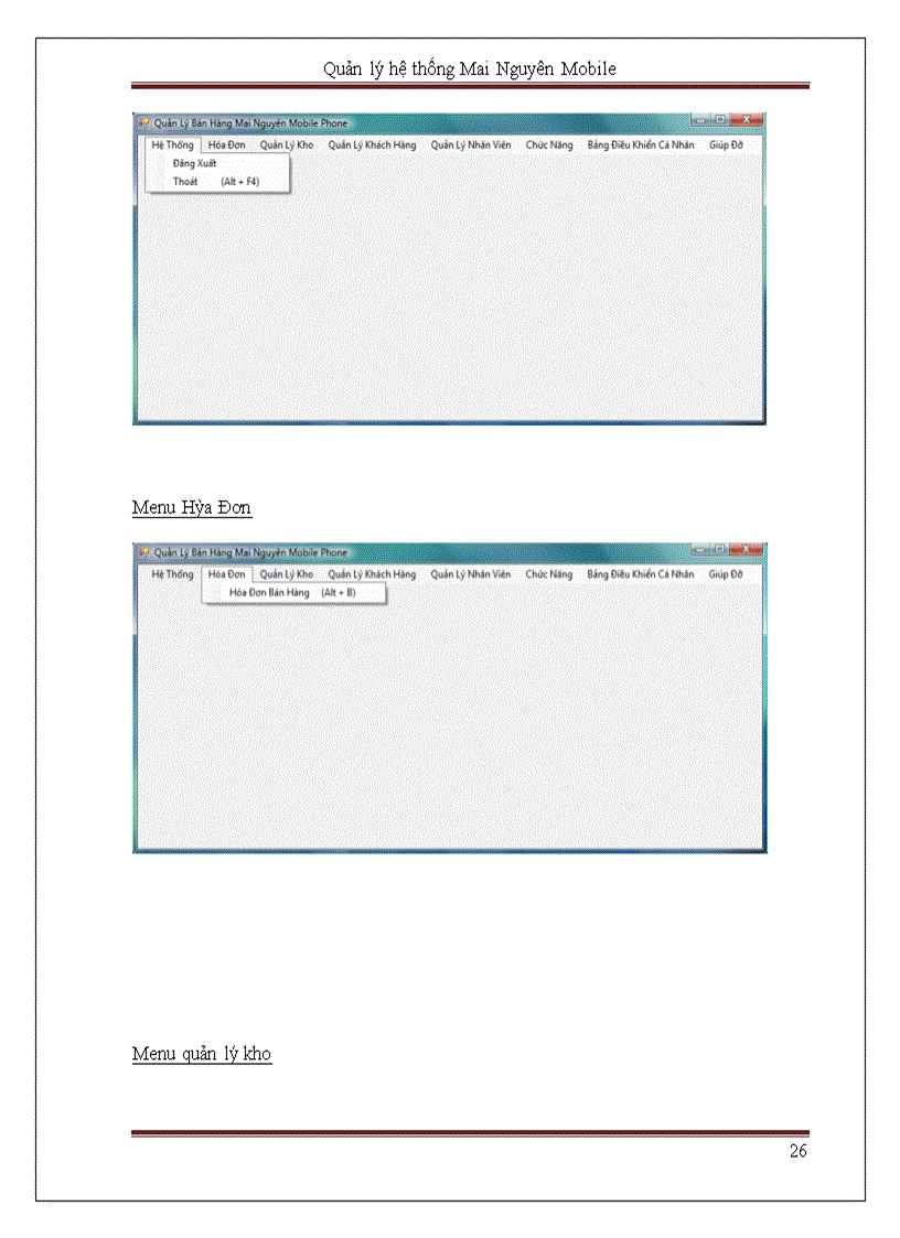 image for page Quản lý hệ thống Mai Nguyên Mobile