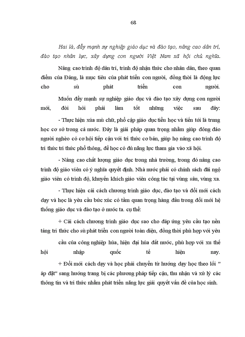 image for page Một số quan điểm cơ bản về phát triển con ngơời và thực trạng phát triển con ngơời ở Việt Nam hiện nay