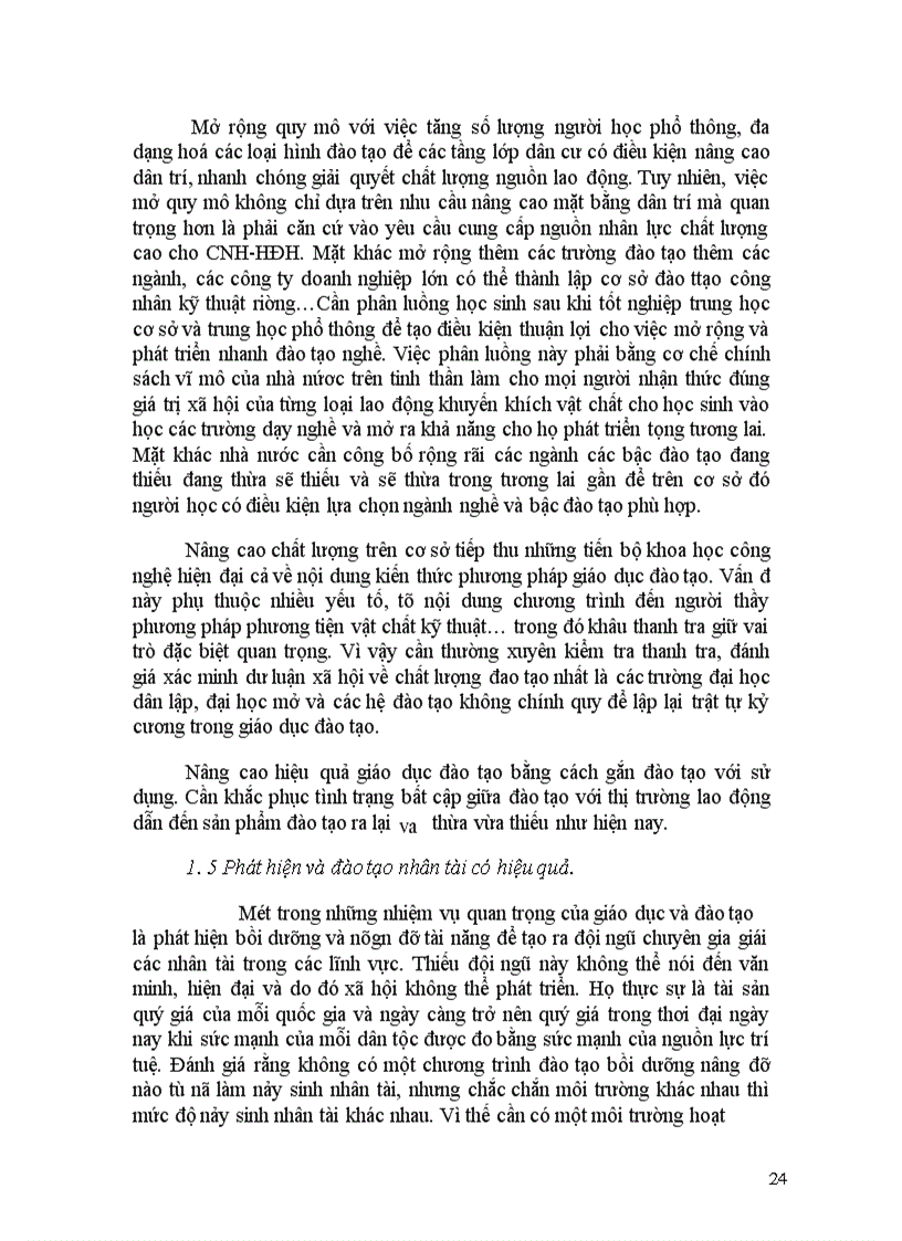 image for page Giải pháp cơ bản nhằm khai thác và phát triển có hiệu quả nguồn lực con người đáp ứng yêu cầu công nghiệp hoá hiện đại hoá ở Việt Nam