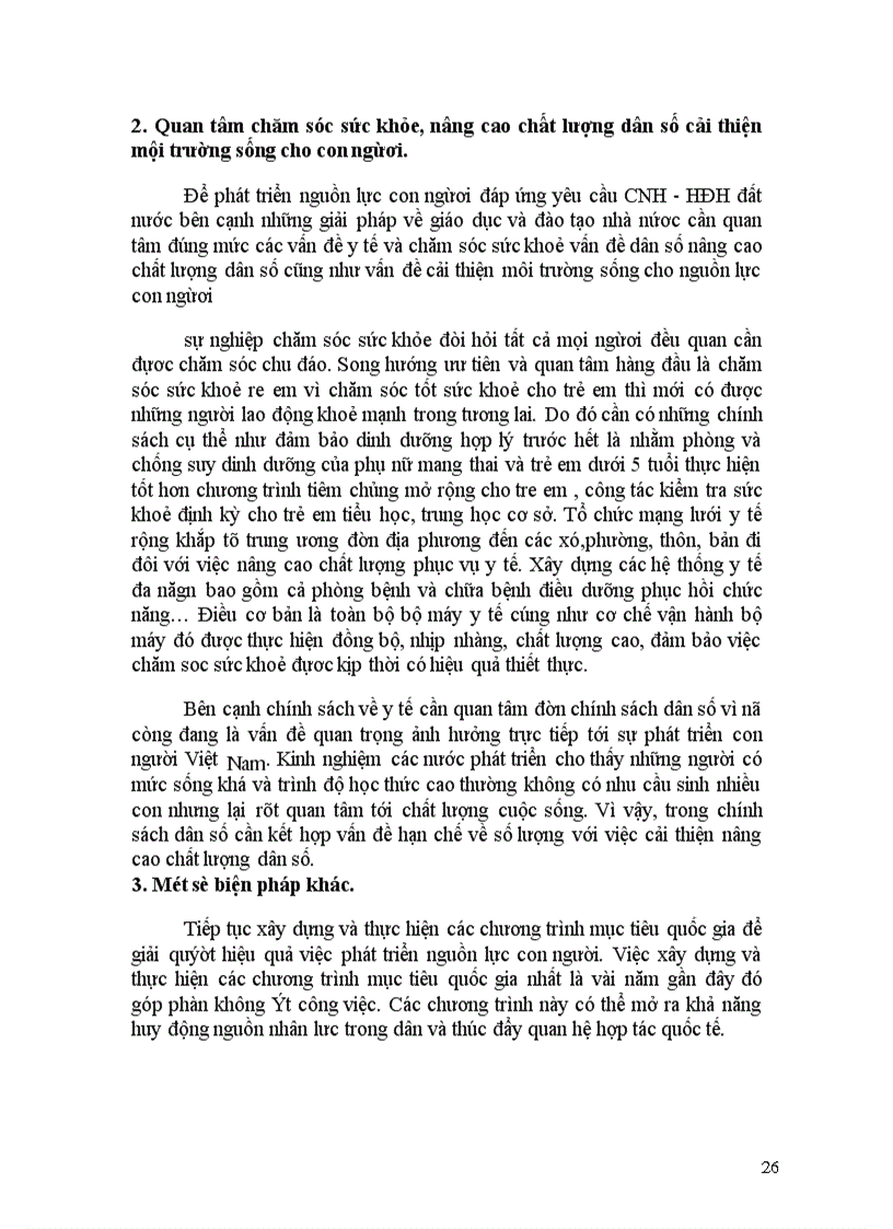 image for page Giải pháp cơ bản nhằm khai thác và phát triển có hiệu quả nguồn lực con người đáp ứng yêu cầu công nghiệp hoá hiện đại hoá ở Việt Nam
