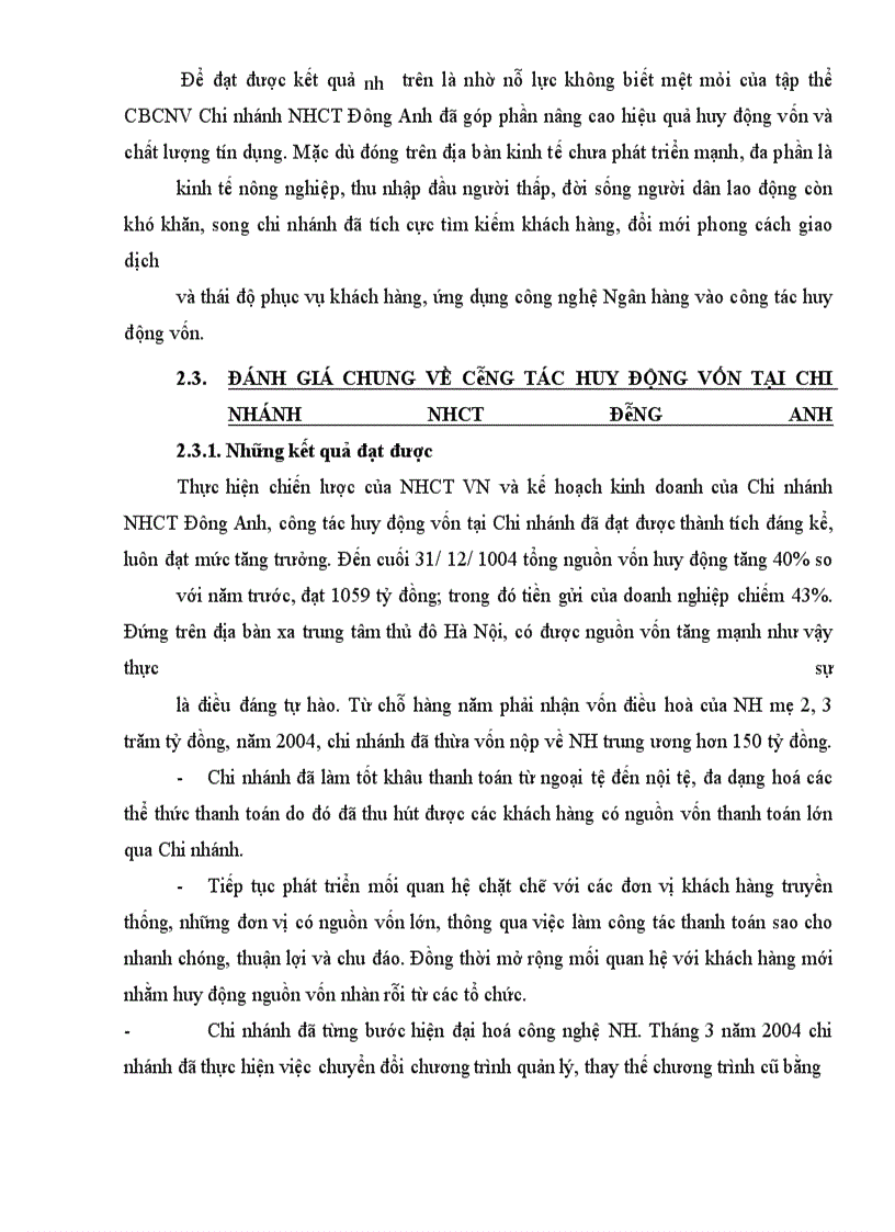 image for page Giải pháp mở rộng huy động vốn tại chi nhánh NHCT Đông Anh