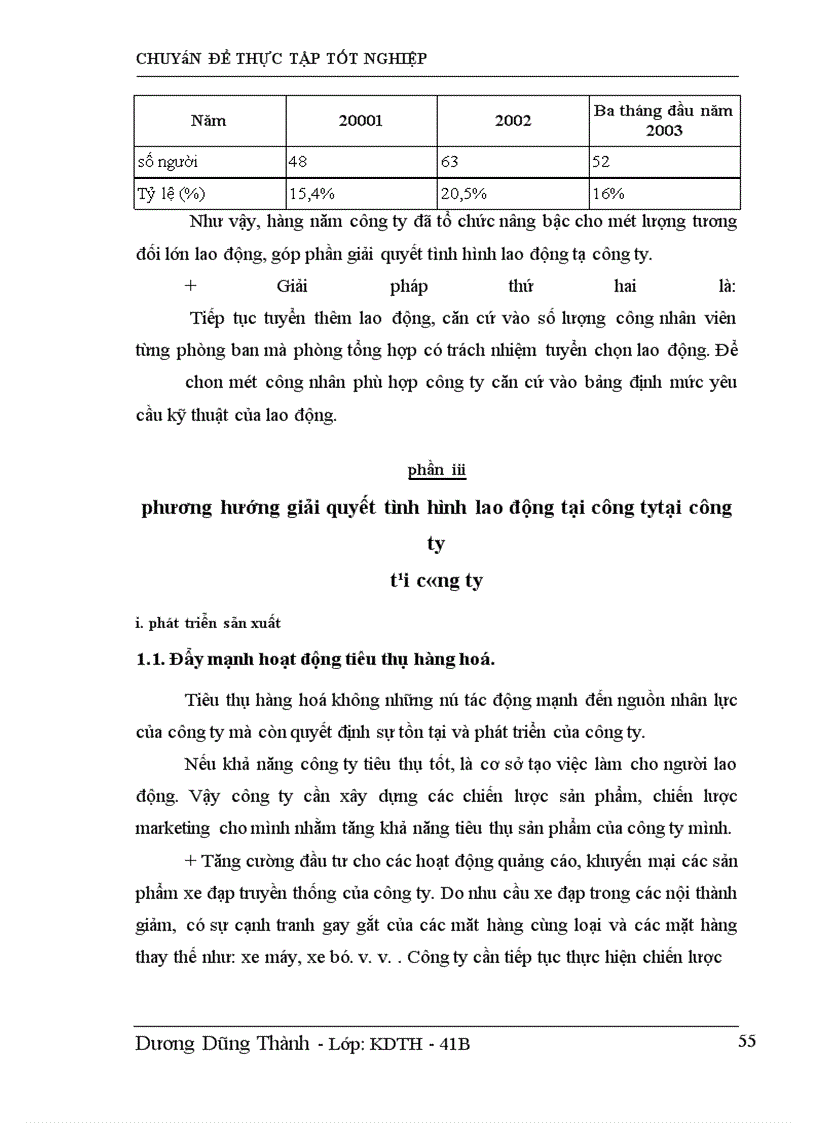 image for page Một số biện pháp giải quyết lao động dôi dư và vấn đề thiếu lao động có trình độ, tay nghề tại Công ty Xe đạp VIHA