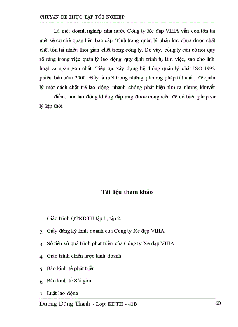 image for page Một số biện pháp giải quyết lao động dôi dư và vấn đề thiếu lao động có trình độ, tay nghề tại Công ty Xe đạp VIHA