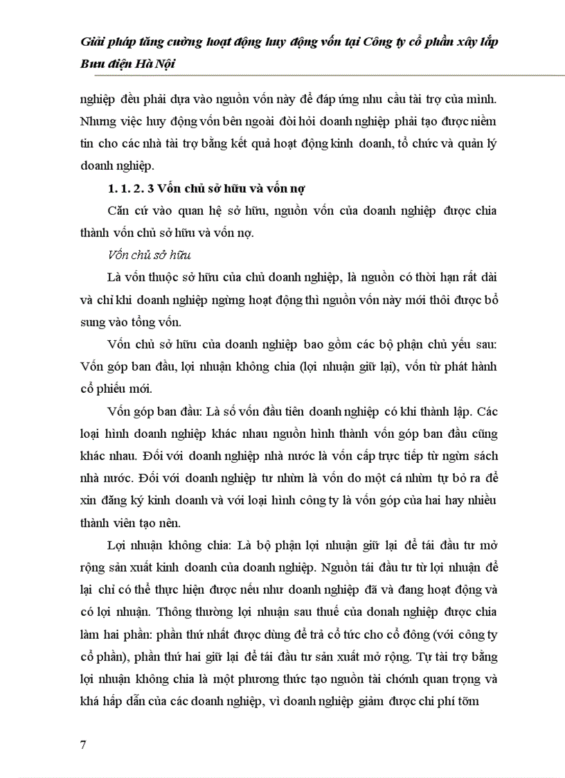 image for page Giải pháp tăng cường hoạt động huy động vốn tại Công ty cổ phần xây lắp Bưu điện Hà Nội