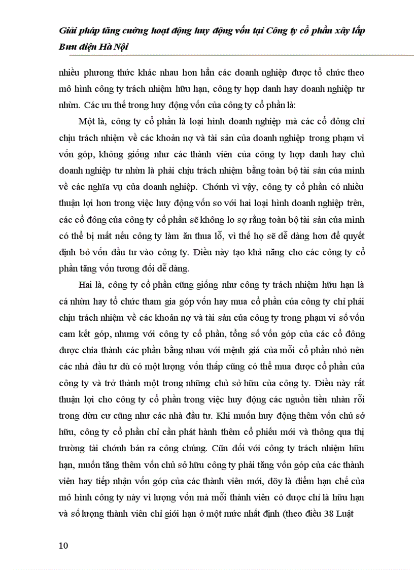 image for page Giải pháp tăng cường hoạt động huy động vốn tại Công ty cổ phần xây lắp Bưu điện Hà Nội