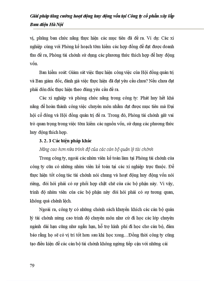 image for page Giải pháp tăng cường hoạt động huy động vốn tại Công ty cổ phần xây lắp Bưu điện Hà Nội