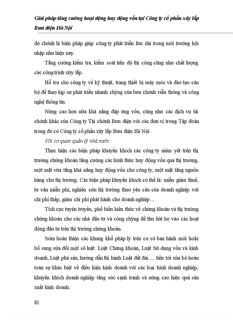 image for page Giải pháp tăng cường hoạt động huy động vốn tại Công ty cổ phần xây lắp Bưu điện Hà Nội