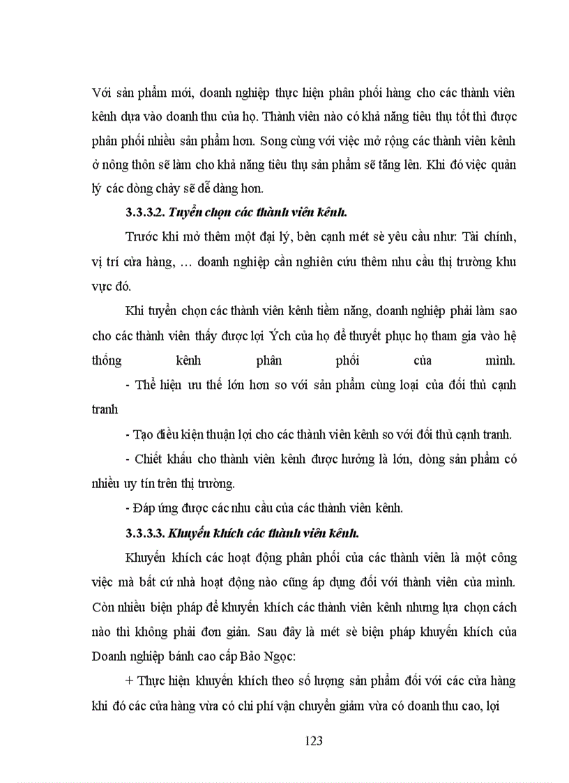 image for page Những giải pháp hoàn thiện hệ thống kênh phân phối sản phẩm của doanh nghiệp bánh cao cấp Bảo Ngọc