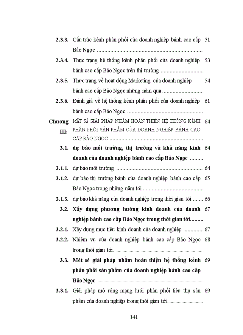 image for page Những giải pháp hoàn thiện hệ thống kênh phân phối sản phẩm của doanh nghiệp bánh cao cấp Bảo Ngọc