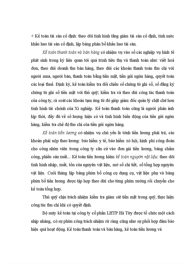 image for page Báo cáo thực tập tại công ty cổ phần LHTP Hà Tây