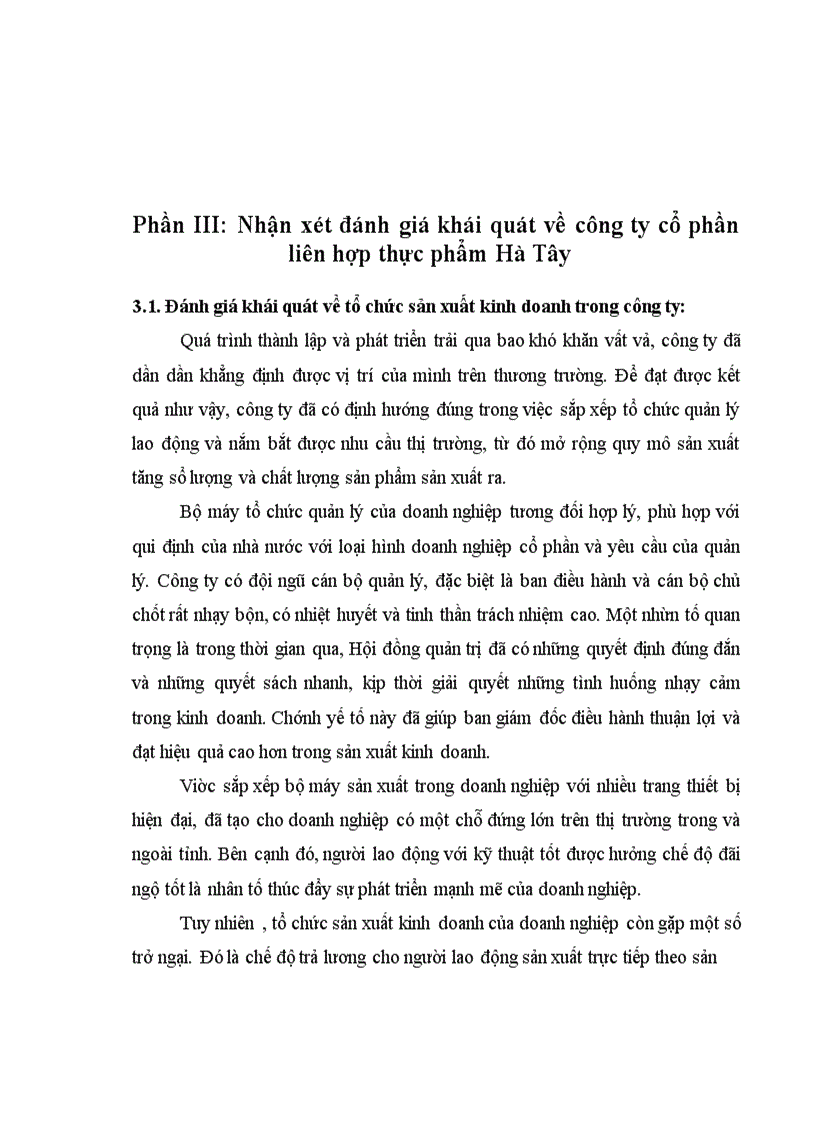 image for page Báo cáo thực tập tại công ty cổ phần LHTP Hà Tây