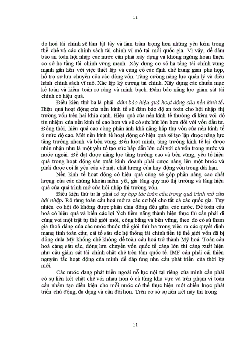 image for page Tác động của việc mở cửa thị trường vốn đến nền kinh tế các nước đang phát triển: Bài học cho Việt nam
