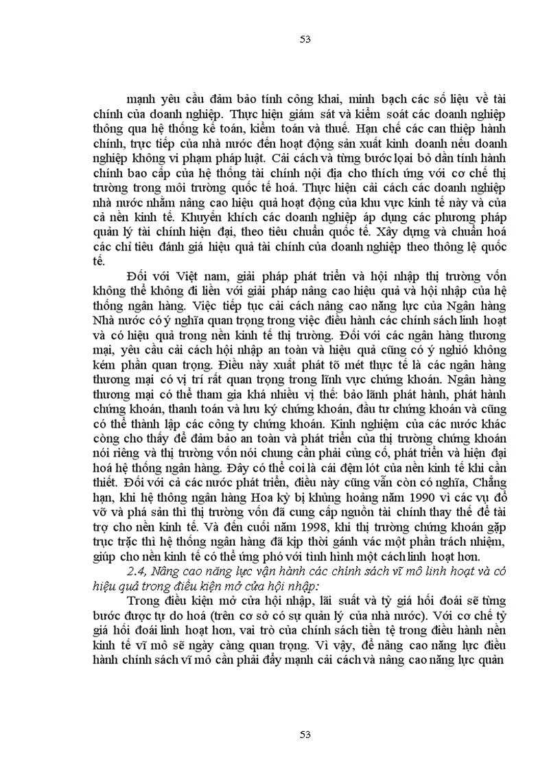 image for page Tác động của việc mở cửa thị trường vốn đến nền kinh tế các nước đang phát triển: Bài học cho Việt nam