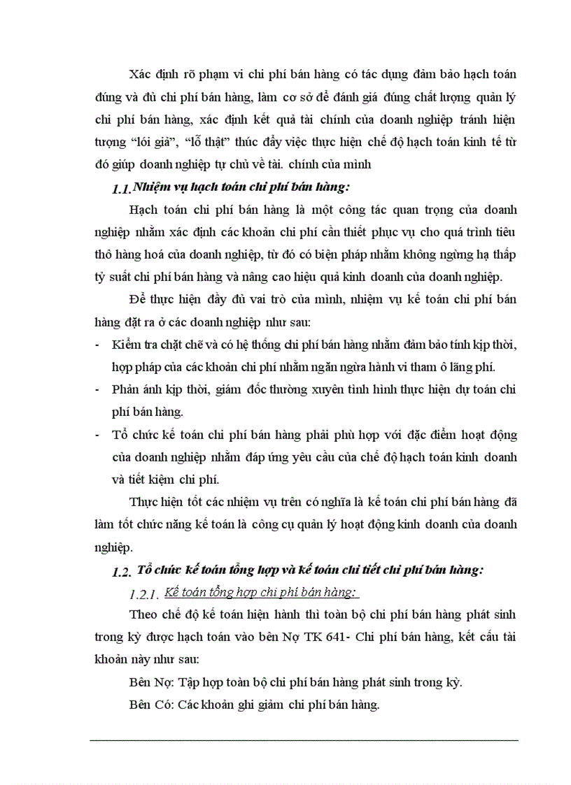 image for page Tổ chức hạch toán chi phí, doanh thu và kết quả của khối lượng hàng hoá kinh doanh trong kỳ nhằm nâng cao hiệu quả kinh doanh ở Công ty Vật tư Kỹ thuật Xi măng