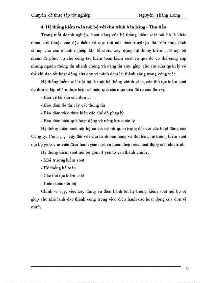 image for page Kiểm toán chu trình bán hàng - thu tiền trong kiểm toán Báo cáo tài chính do AASC thực hiện