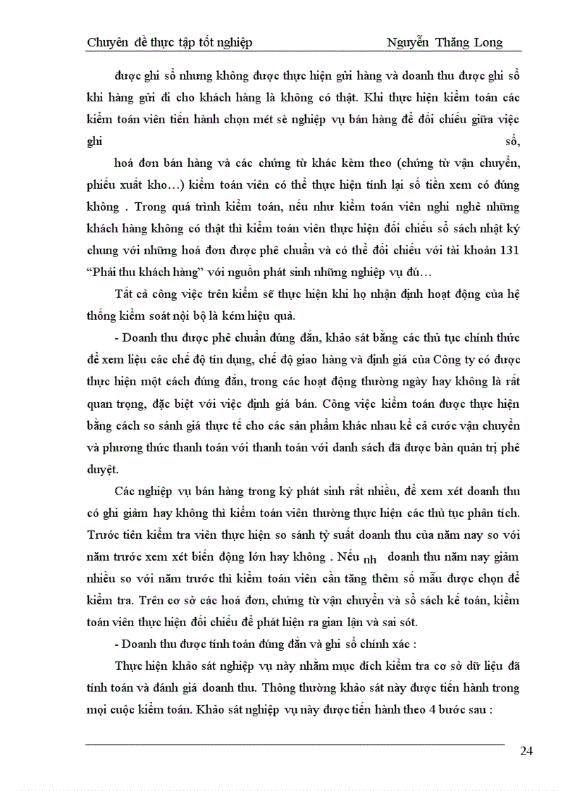 image for page Kiểm toán chu trình bán hàng - thu tiền trong kiểm toán Báo cáo tài chính do AASC thực hiện