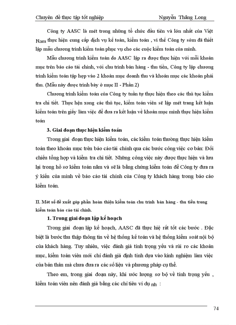 image for page Kiểm toán chu trình bán hàng - thu tiền trong kiểm toán Báo cáo tài chính do AASC thực hiện