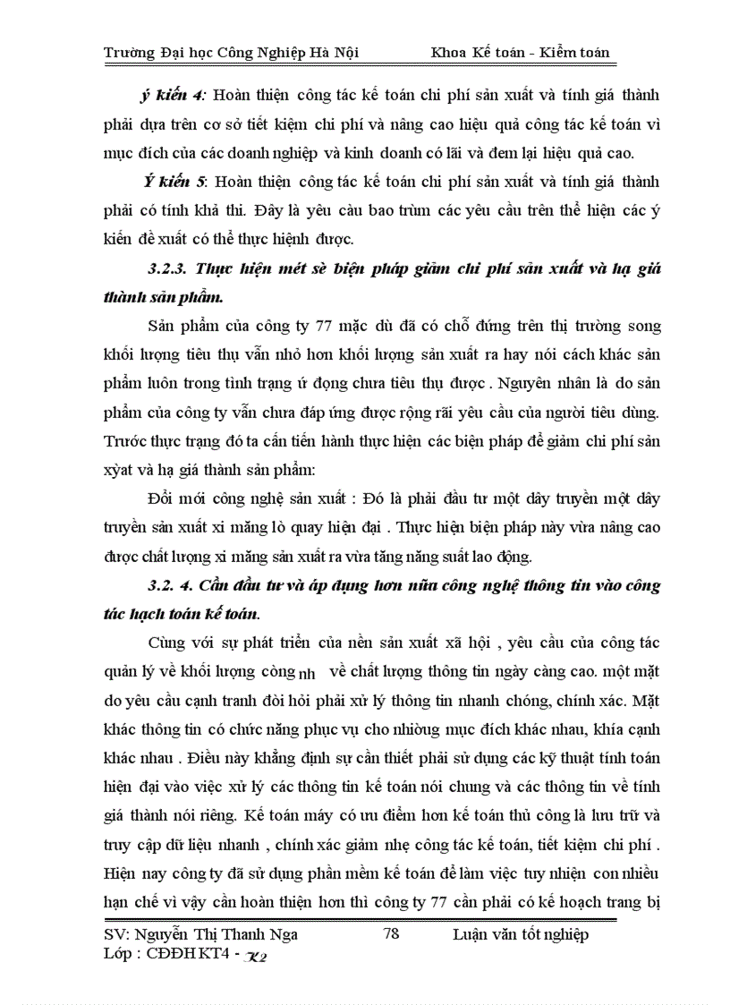 image for page Hoàn thiện công tác kế toán chi phí sản xuất và tính giá thành tại Công ty Cổ phần 77