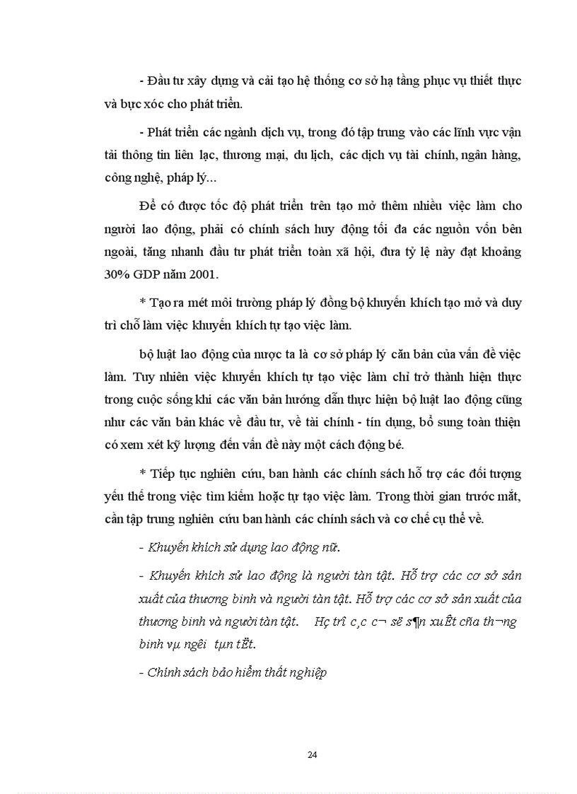 image for page Vấn đề thất nghiệp trong công cuộc đổi mới nước ta hiện nay