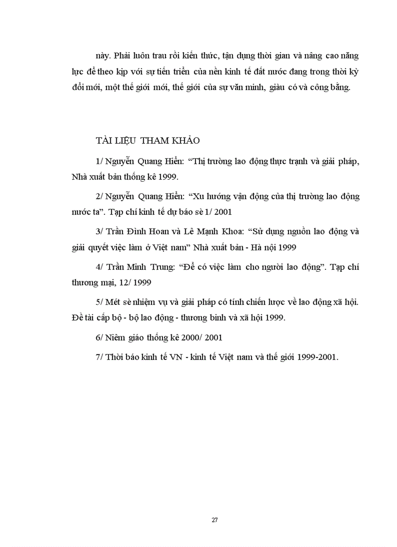 image for page Vấn đề thất nghiệp trong công cuộc đổi mới nước ta hiện nay