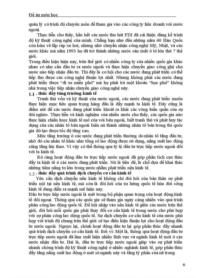 image for page Thực trạng huy động vốn FDI vào Việt Nam trong thời gian qua