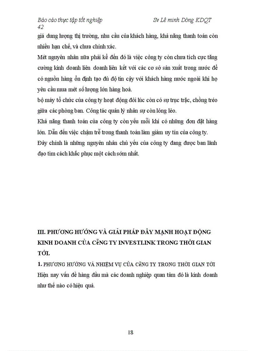 image for page Phương hướng và giải pháp đẩy mạnh hoạt động kinh doanh của công ty INVESTLINK trong thời gian tới