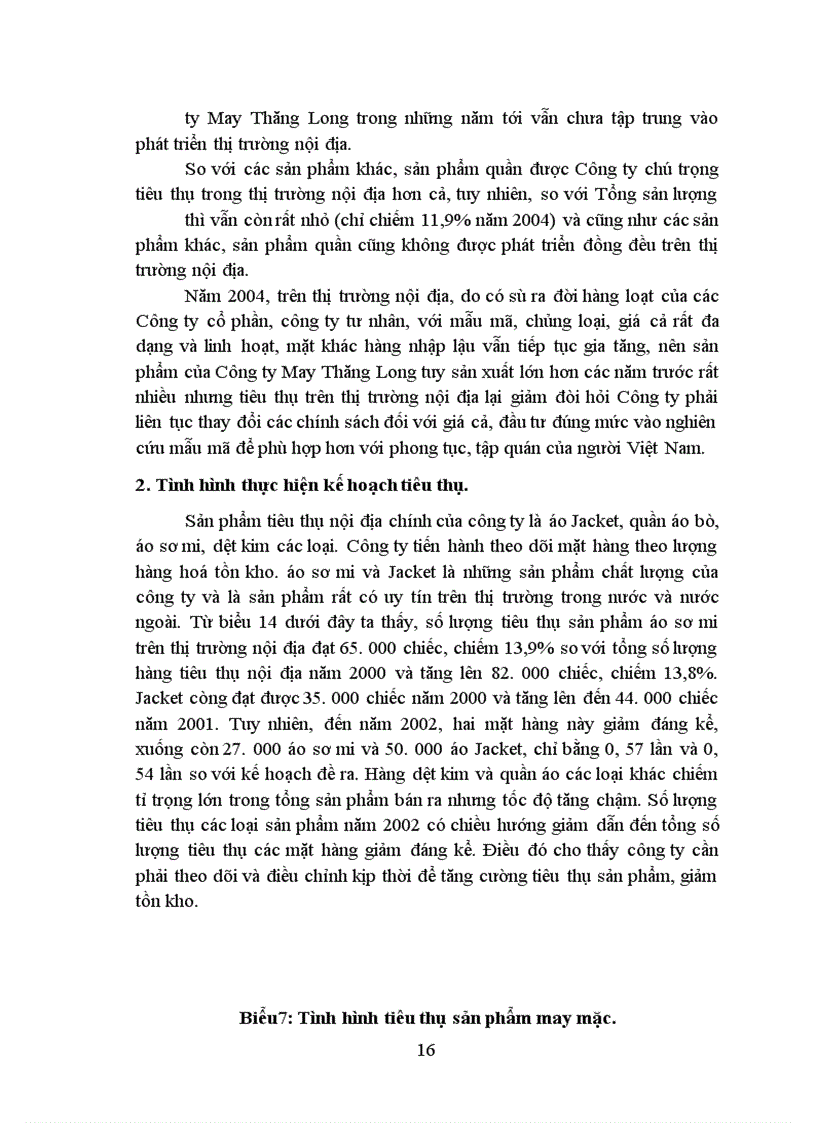 image for page Tiêu thụ sản phẩm may mặc trên thị trường nội địa của công ty May Thăng Long