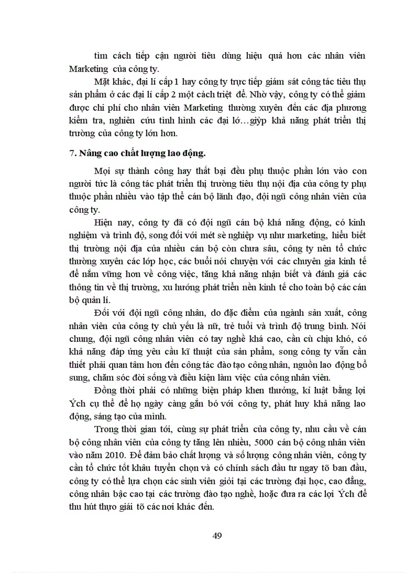 image for page Tiêu thụ sản phẩm may mặc trên thị trường nội địa của công ty May Thăng Long
