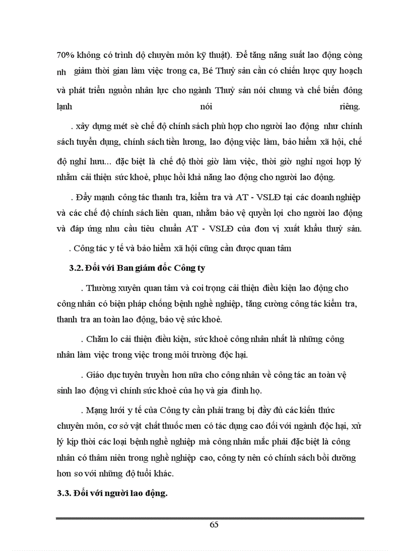 image for page Ảnh hưởng của điều kiện lao động tới sức khoẻ Nữ công nhân ngành chế biến thuỷ sản