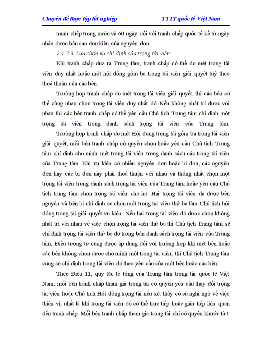 image for page Trung tâm trọng tài quốc tế Việt Nam