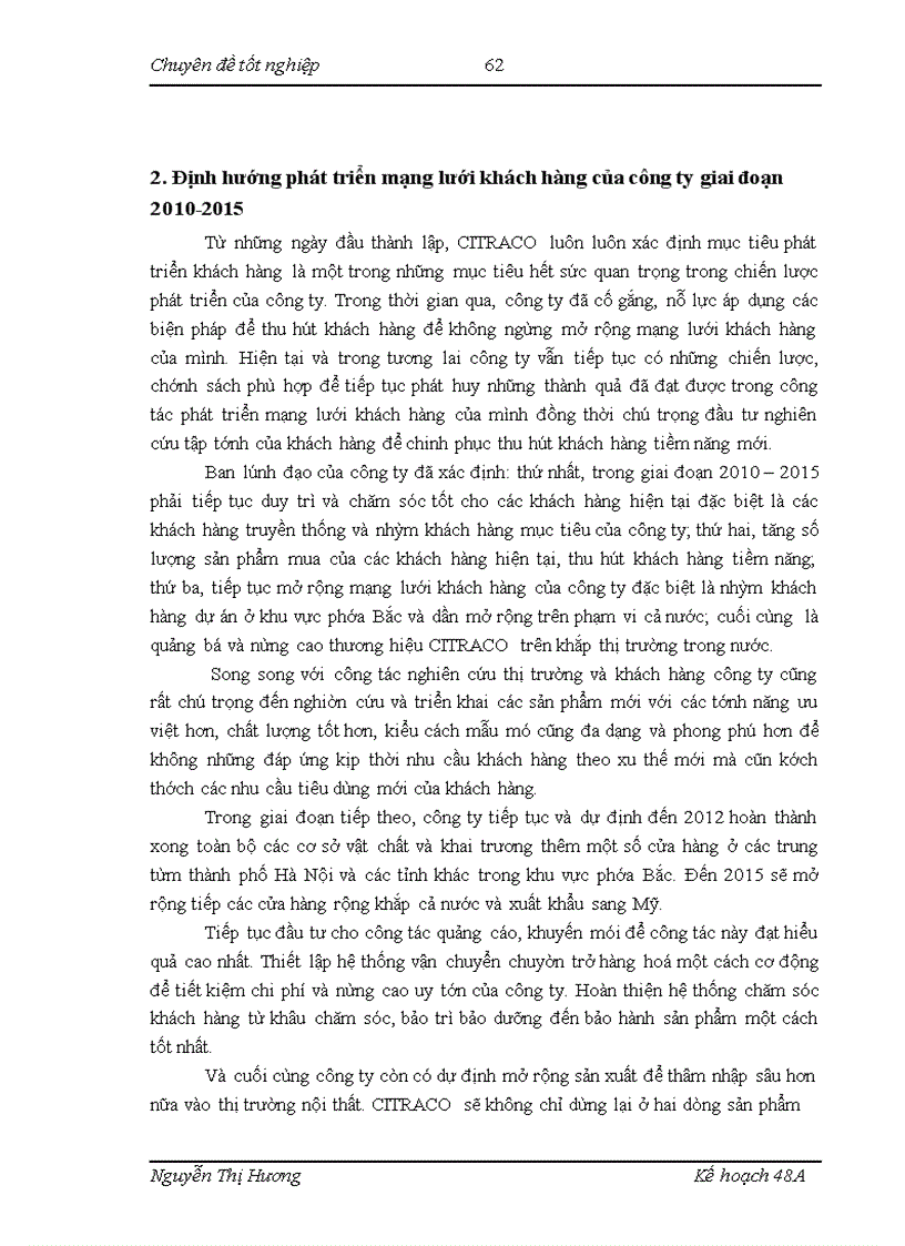 image for page Giải pháp mở rộng mạng lưới khách hàng của công ty CPTM Công nghiệp Thủ Đô (CITRACO)