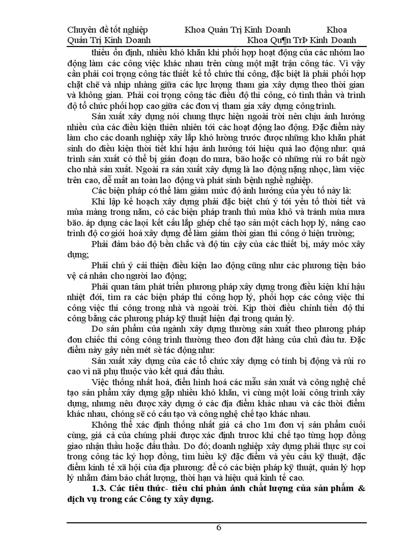 image for page Hoàn thiện công tác quản lý chất lượng trong xây dựng dân dụng tại Công ty xây dựng số 1- Hà Nội