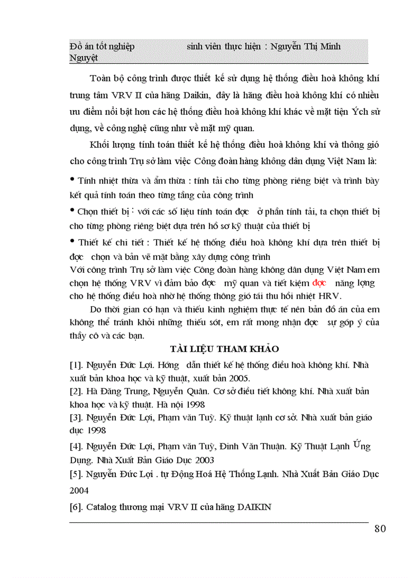 image for page Thiết kế hệ thống điều hoà không khí cho Trụ sở làm việc Công đoàn hàng không dân dụng Việt Nam.
