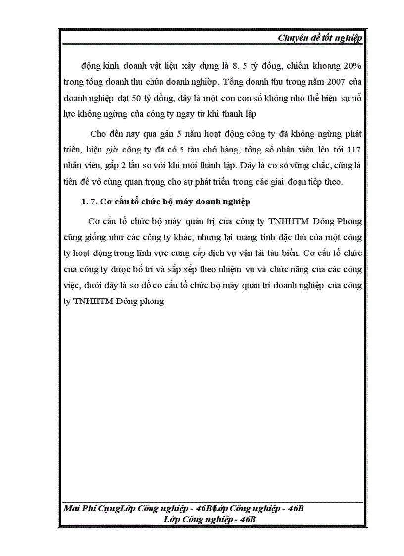 image for page Phân tích môi trường ngành vận tải tàu biển phục vụ cho việc định hướng phát triển của công ty tnhhtm đông phong